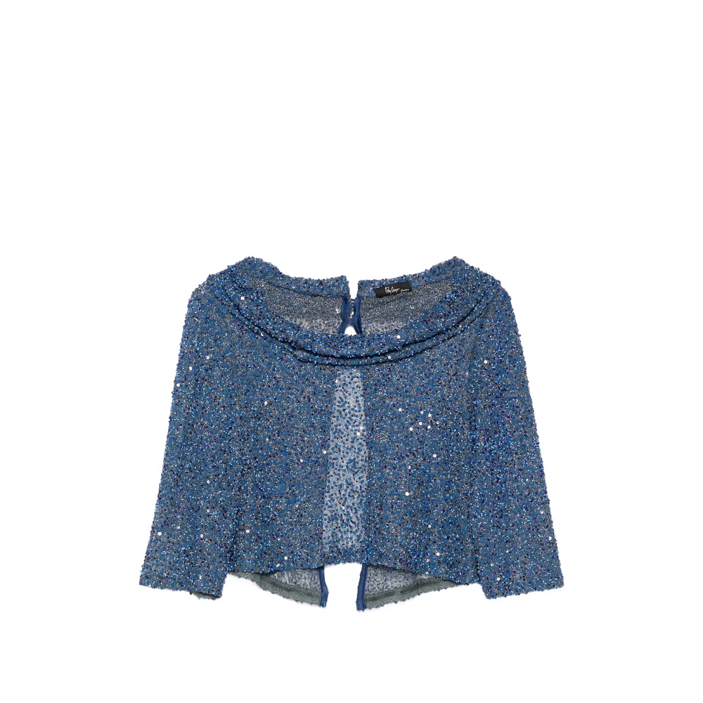Fely Campo Sequin Embellished Blouse