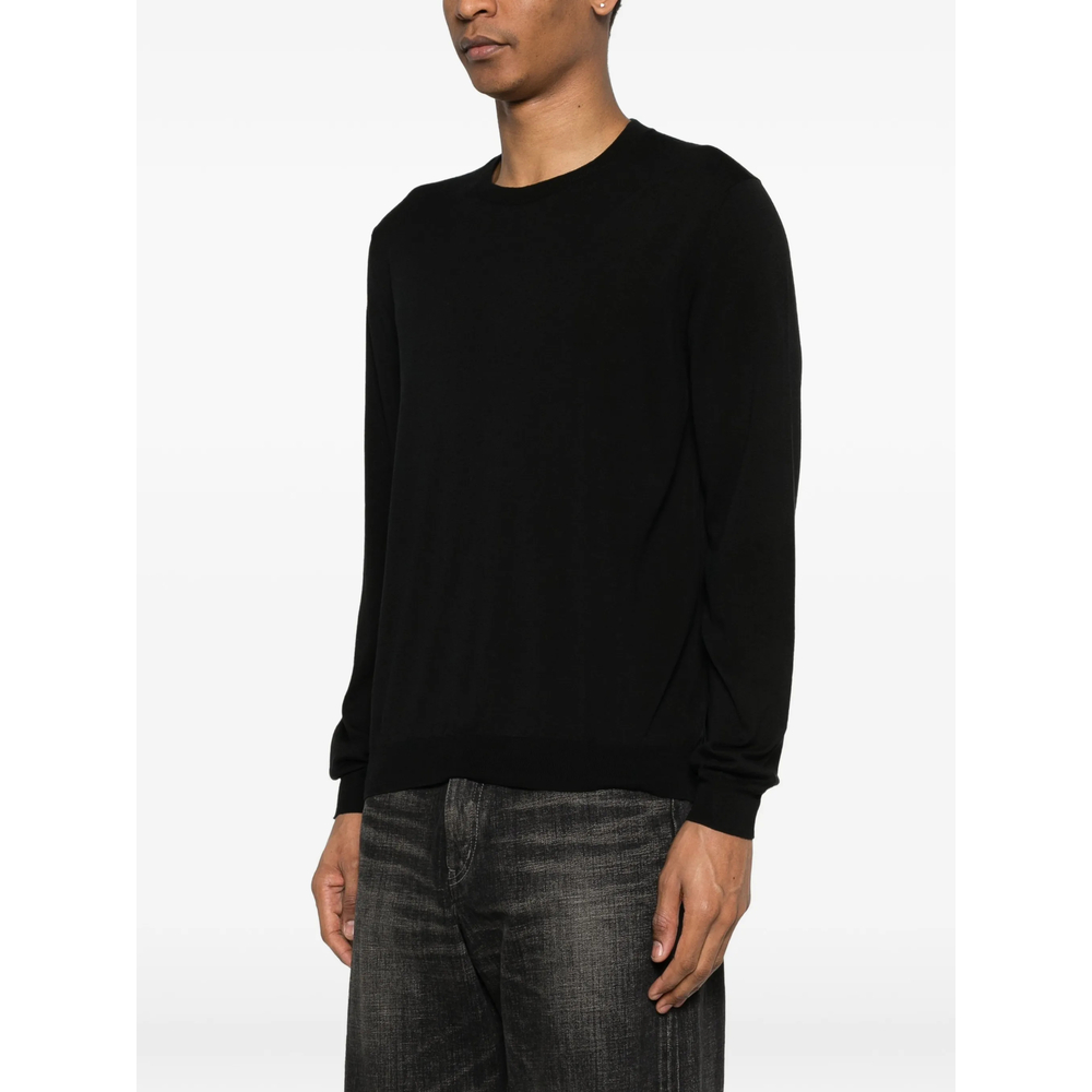 Long-Sleeve Crew-Neck Knitwear