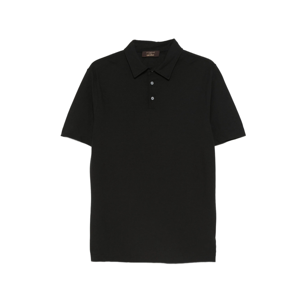 Zanone Buttoned Short-sleeve Polo Shirt