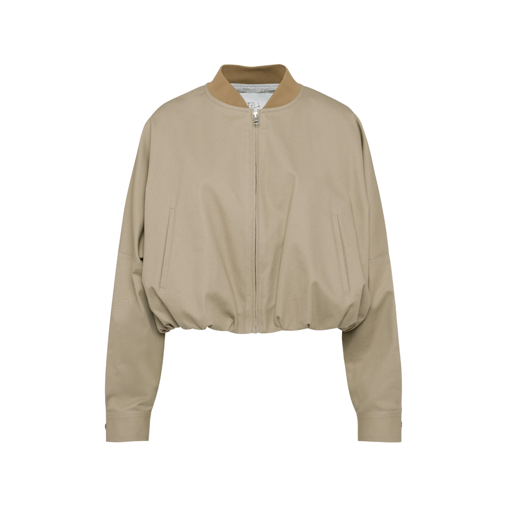 Tela Zip-fastening Bomber Jacket