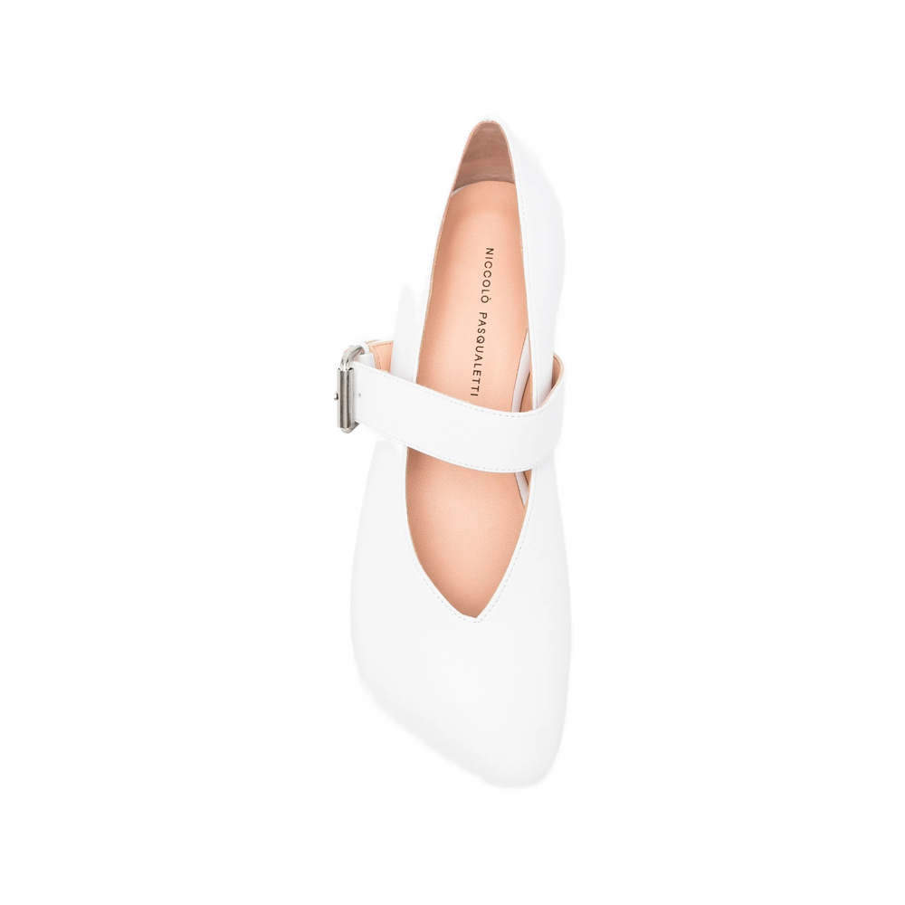 Niccolò Pasqualetti Lea Buckle-Strap Flat Pumps