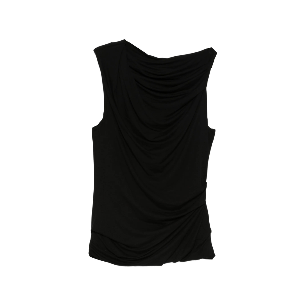 Sleeveless Draped Top