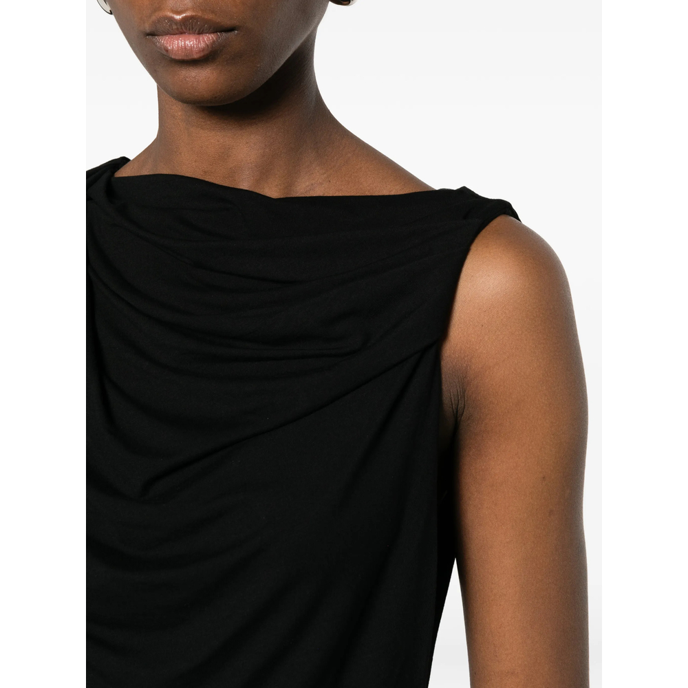 Sleeveless Draped Top