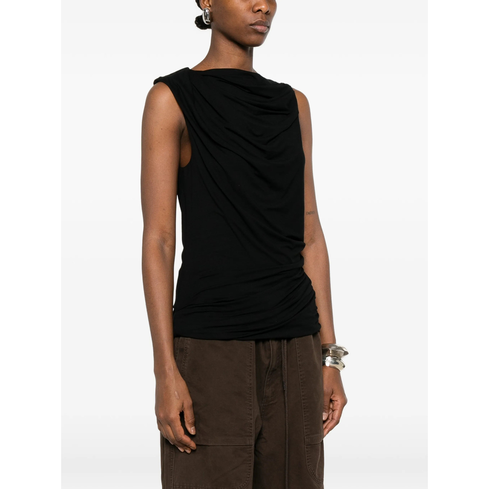 Sleeveless Draped Top
