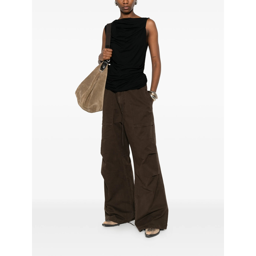 Sleeveless Draped Top
