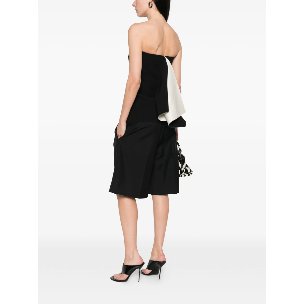 Strapless Panelled Top
