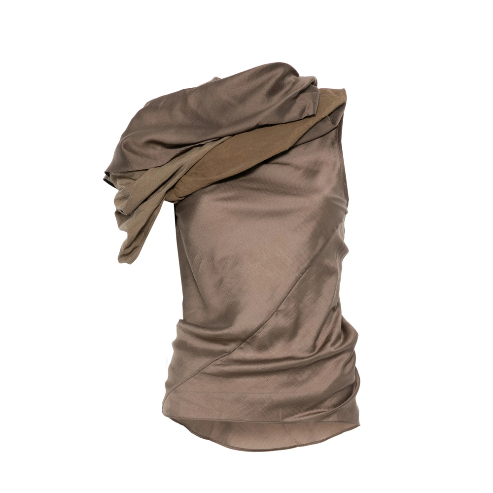 Asymmetric-Neck Top