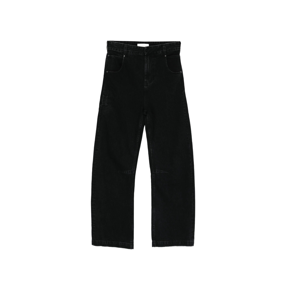 Black Wide-Leg Jeans