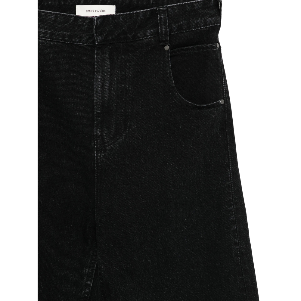Black Wide-Leg Jeans