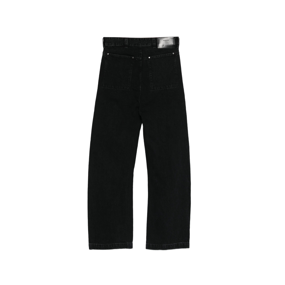 Black Wide-Leg Jeans
