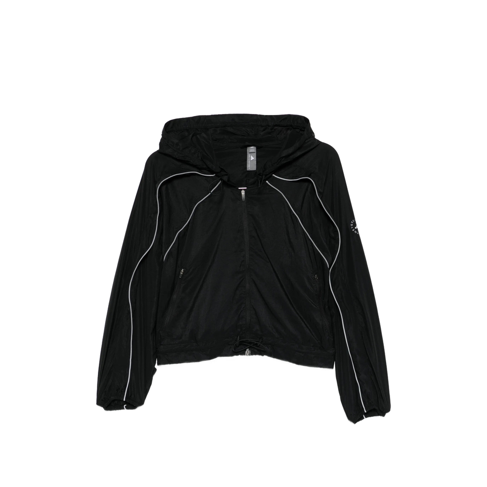 Adidas By Stella Mccartney Hooded Panelled Jacket