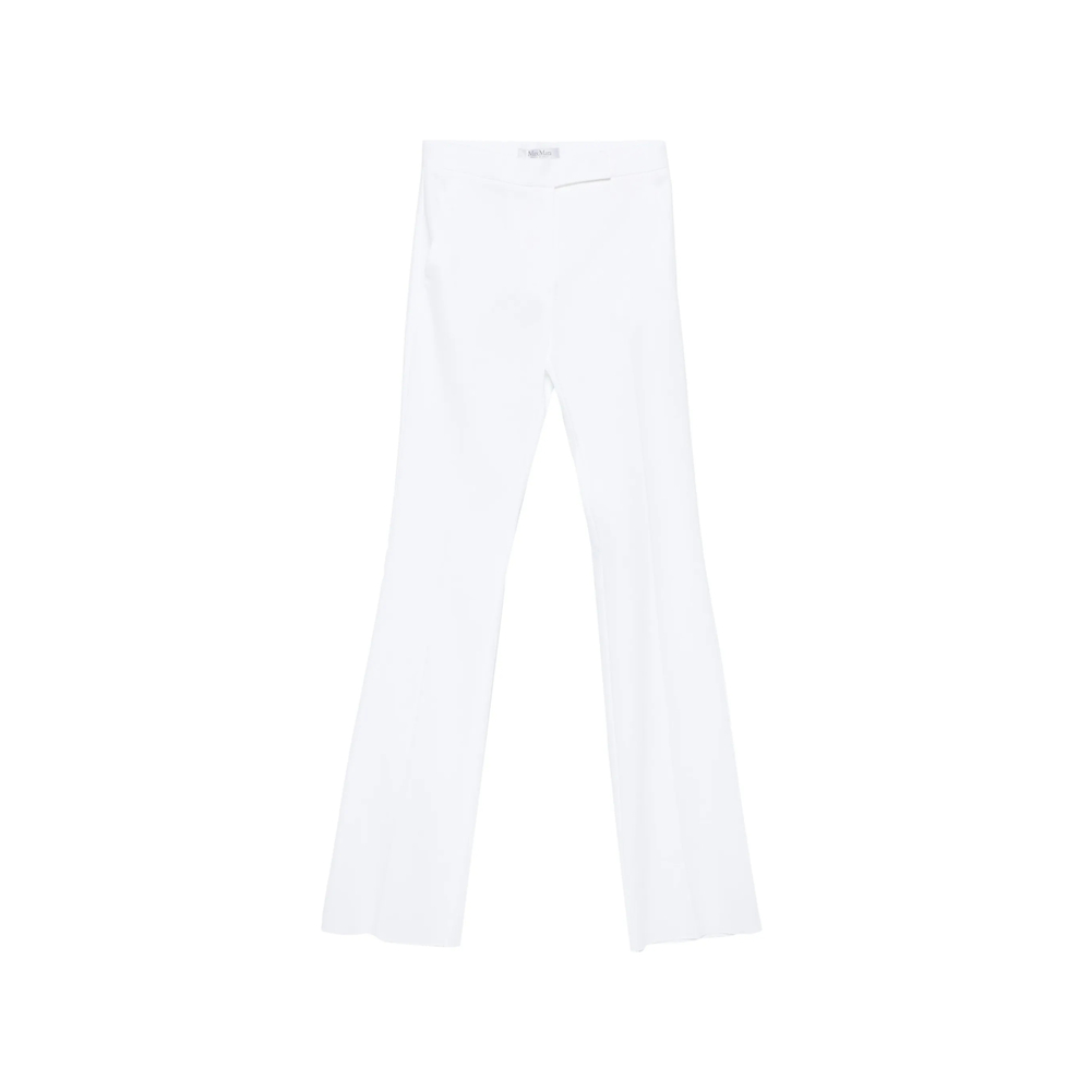 Max Mara Flared Trousers In White