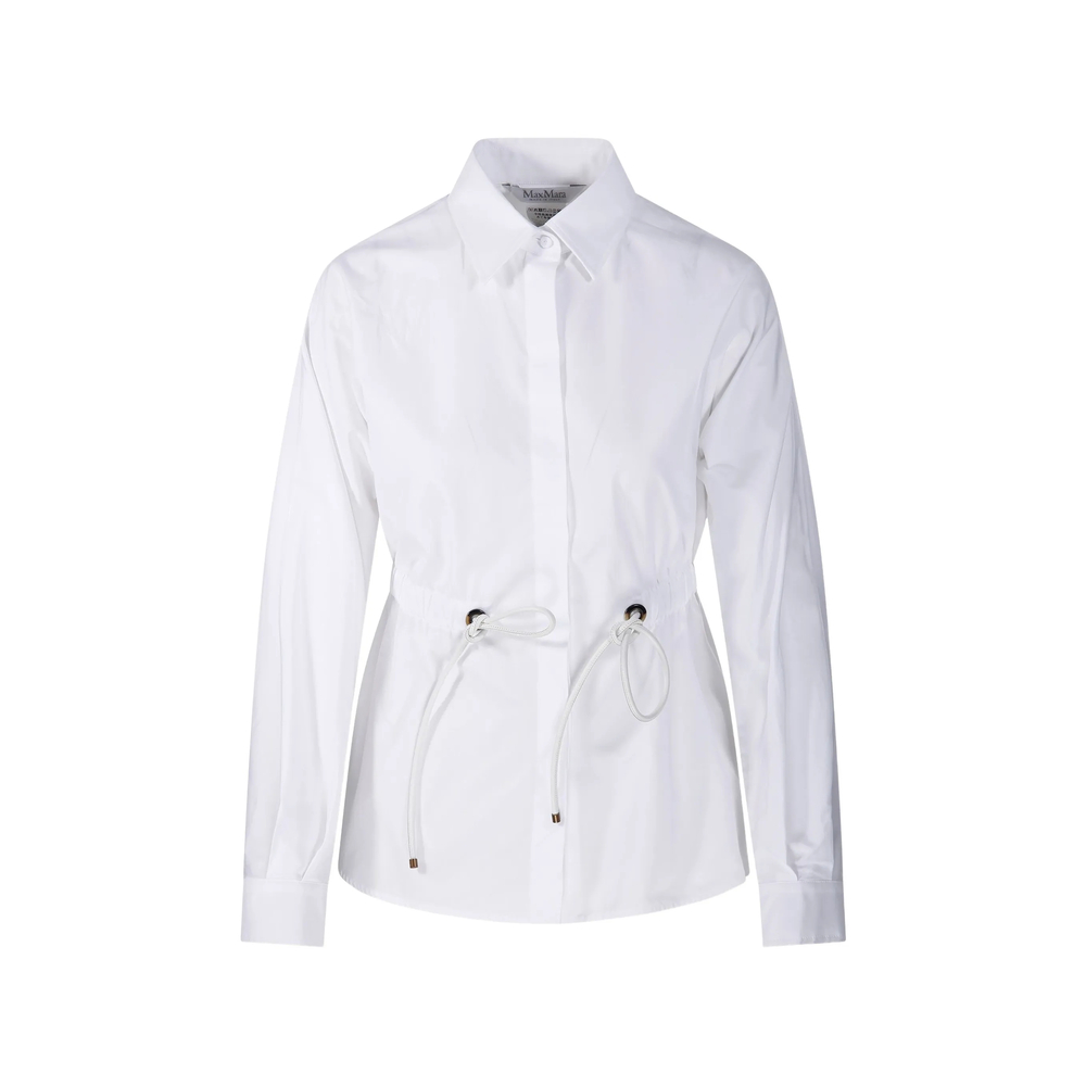 Max Mara MXMTAZZINA Elasticated Drawstring Shirt
