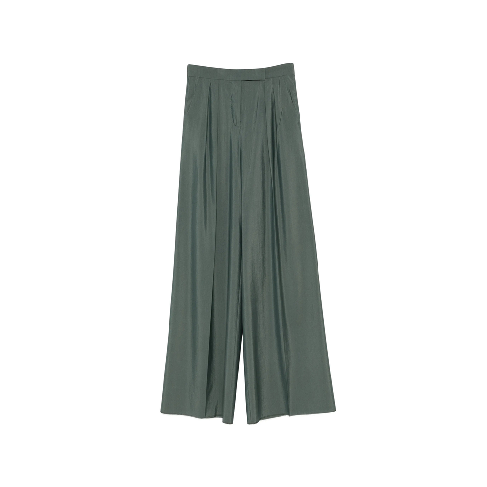 Max Mara Wide-fit Wool And Silk Trousers