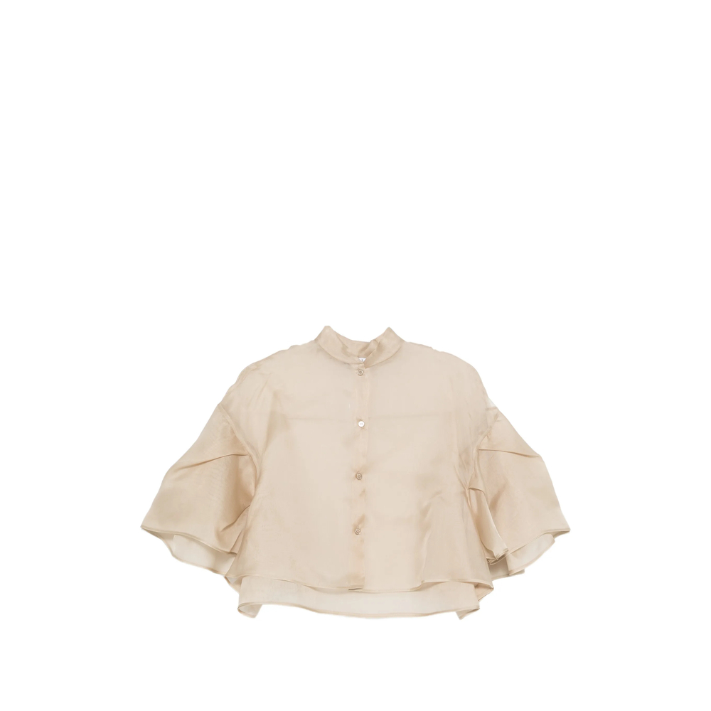 Max Mara Ruffled Layered Shirt