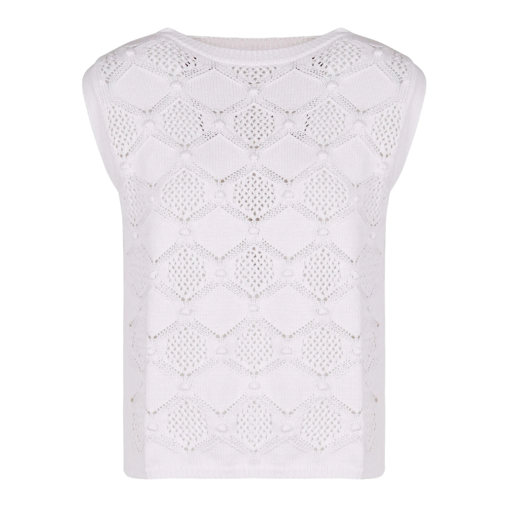 Max Mara Studio Open-knit Top