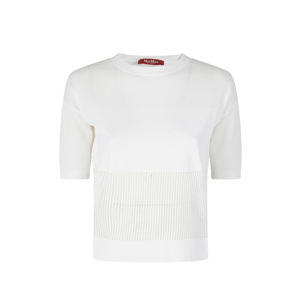 Max Mara Studio Celebre Perforated Sweater