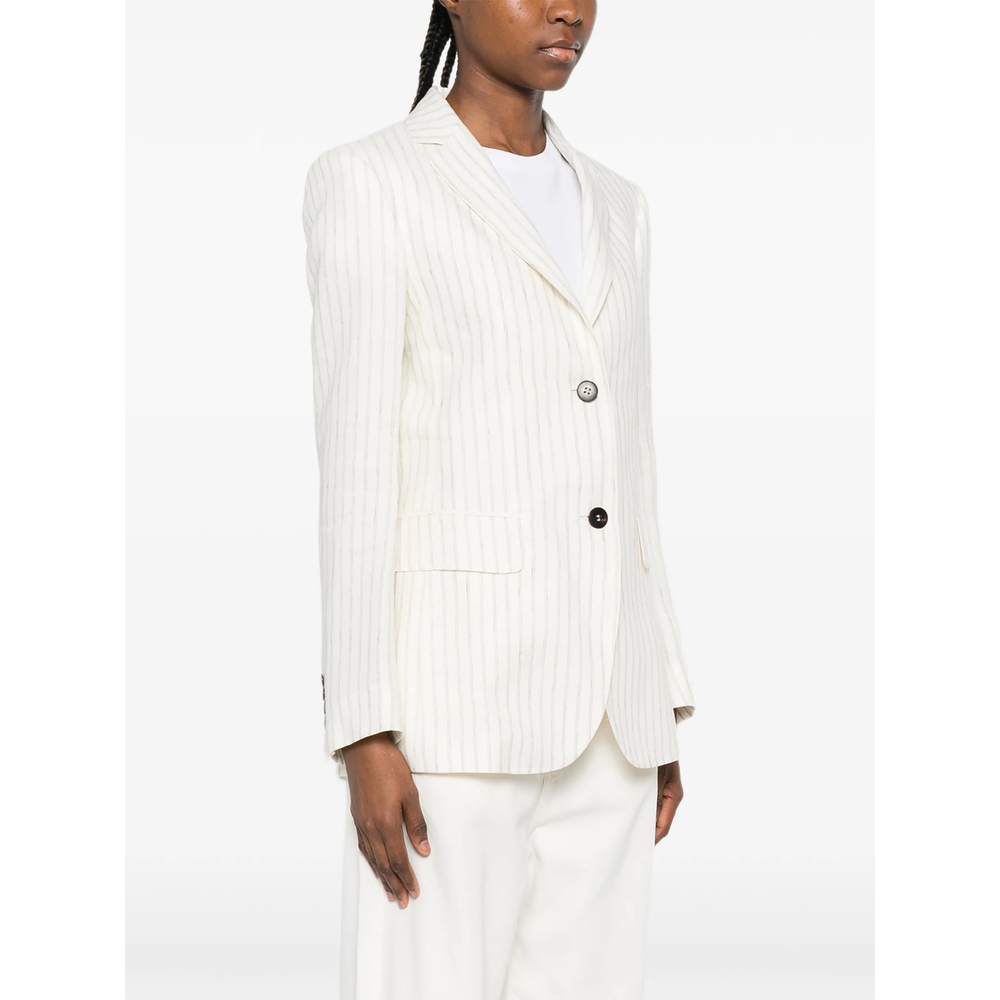 Studio Striped Button Jacket