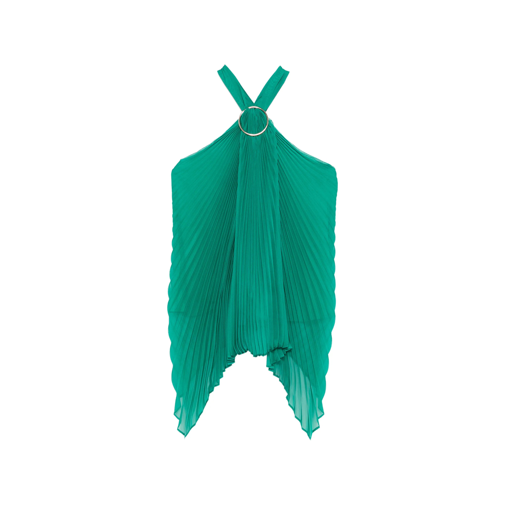 Max Mara Pianoforte Mxevalzer Ring Pleated Top
