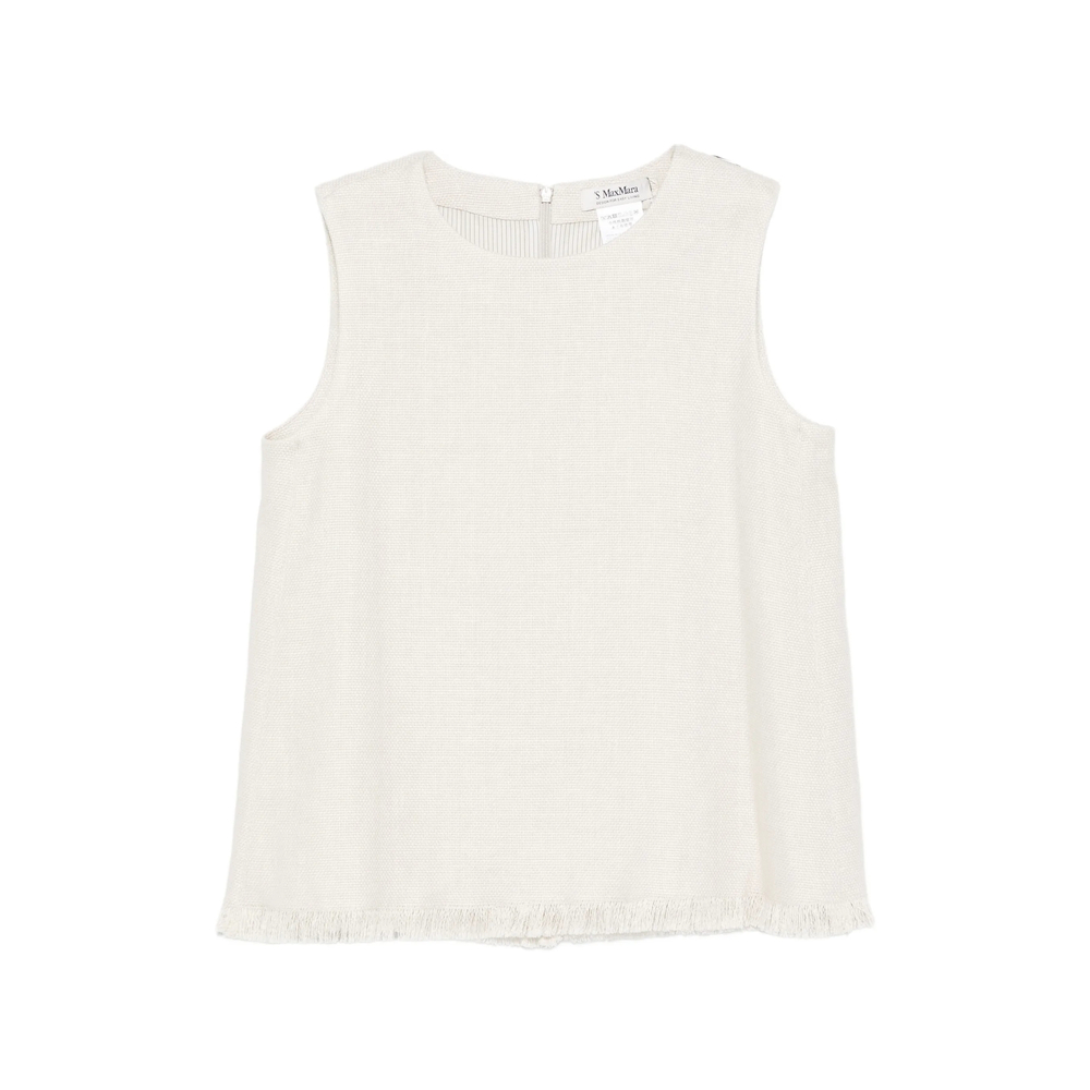 's Max Mara Anika Fringed Round-neck Top