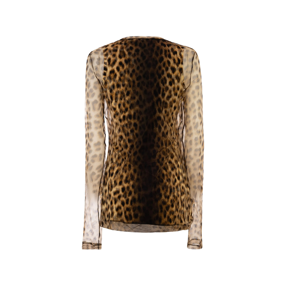 Zebu Animal-Print Top