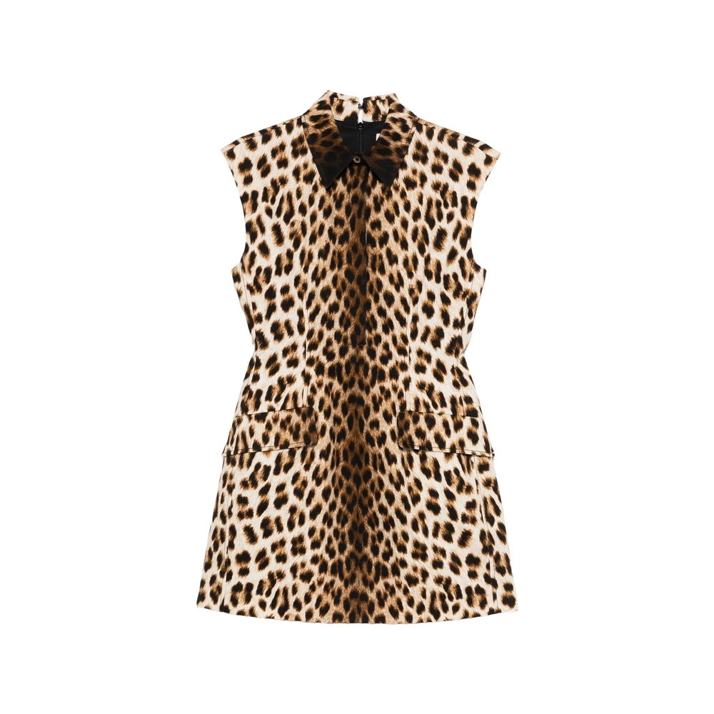 Sportmax Lonza Animal-print Mini Dress