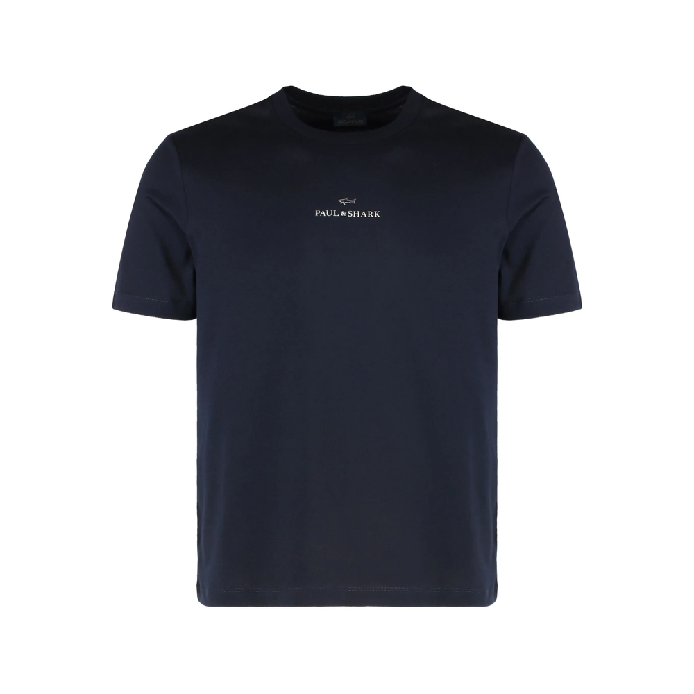 Paul & Shark Logo-detail Cotton T-shirt