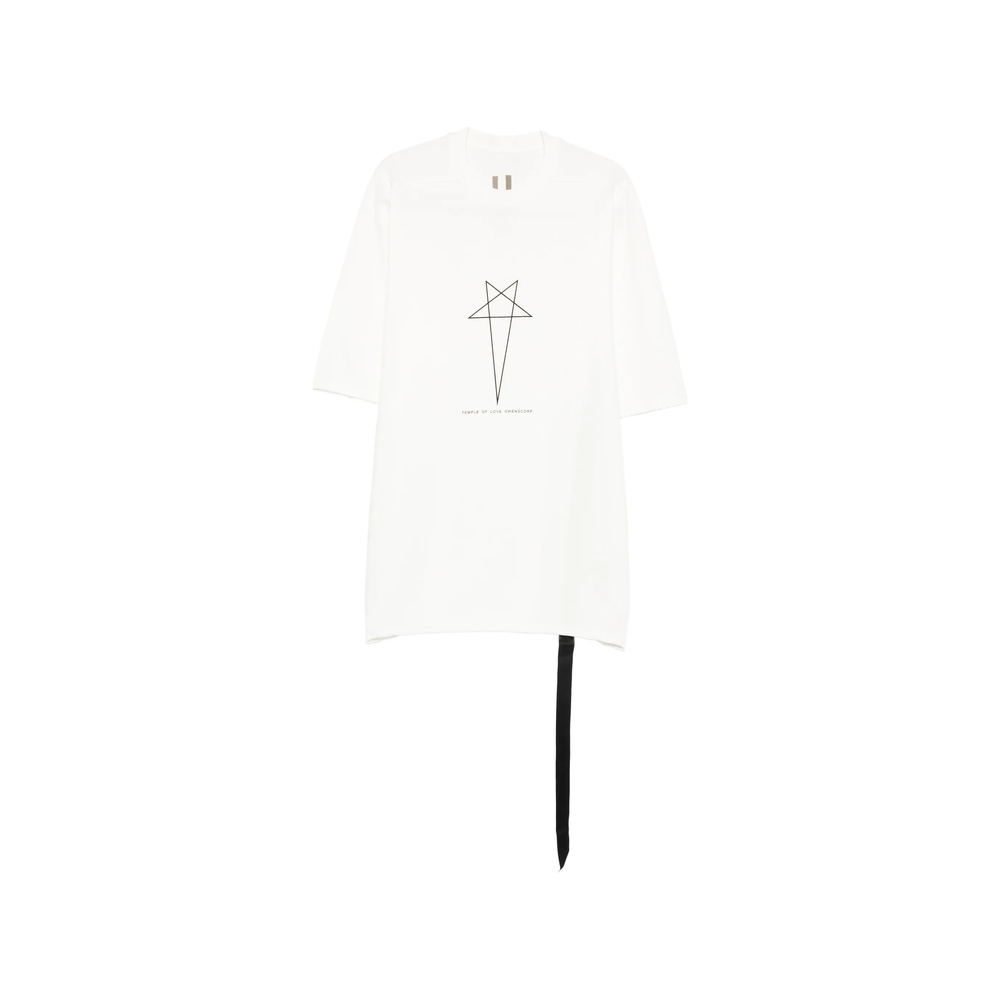 Rick Owens Drkshdw Star-graphic Ribbon T-shirt