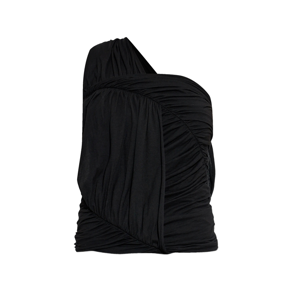 Rick Owens Drkshdw Draped One-shoulder Top