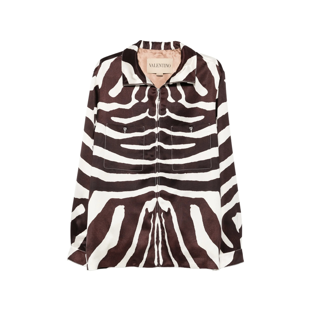 Zebra-Print Jacket