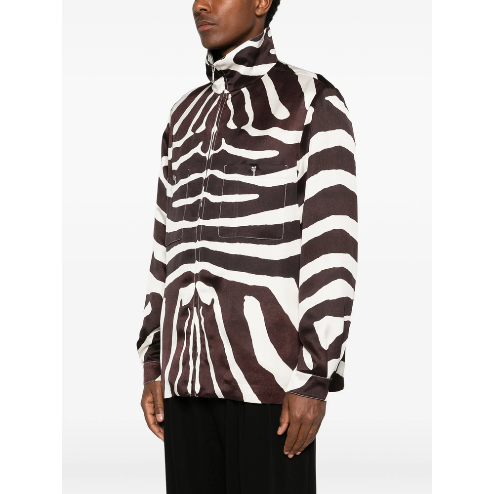 Zebra-Print Jacket