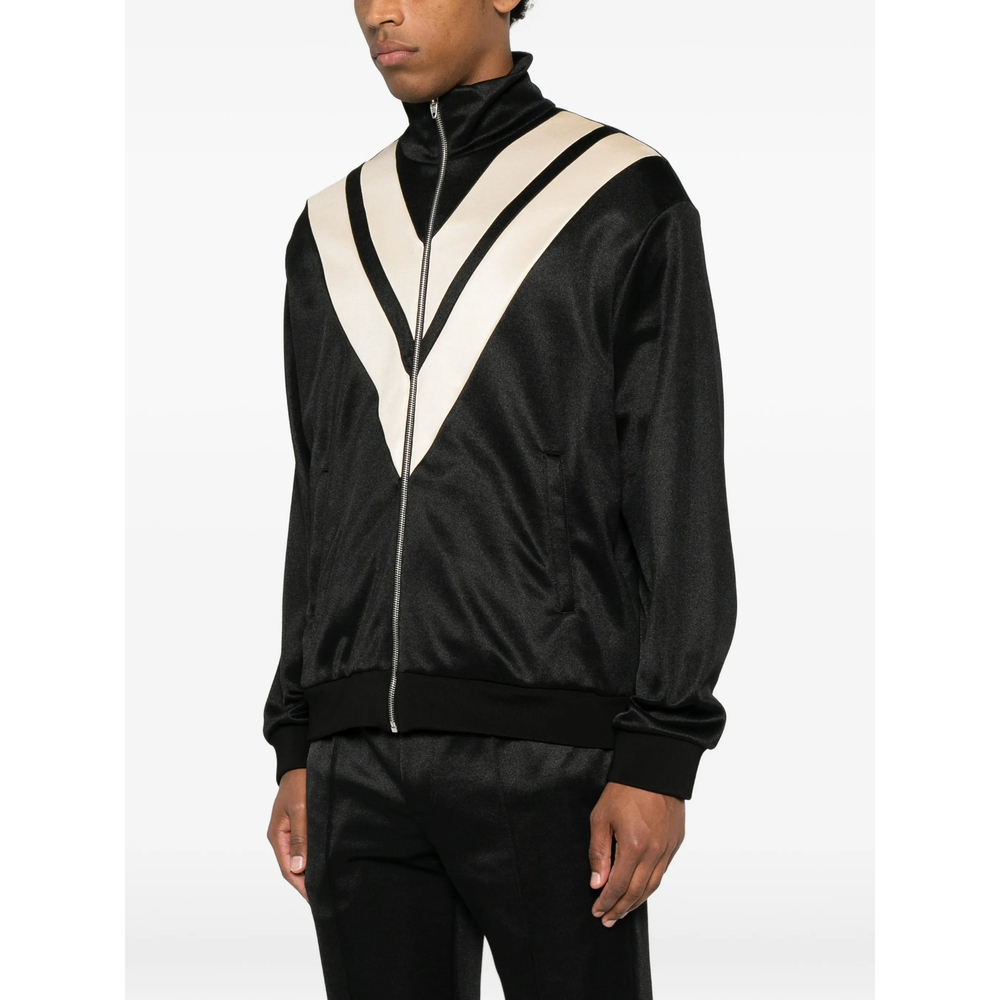 V-Embellishment Bomber Jacket
