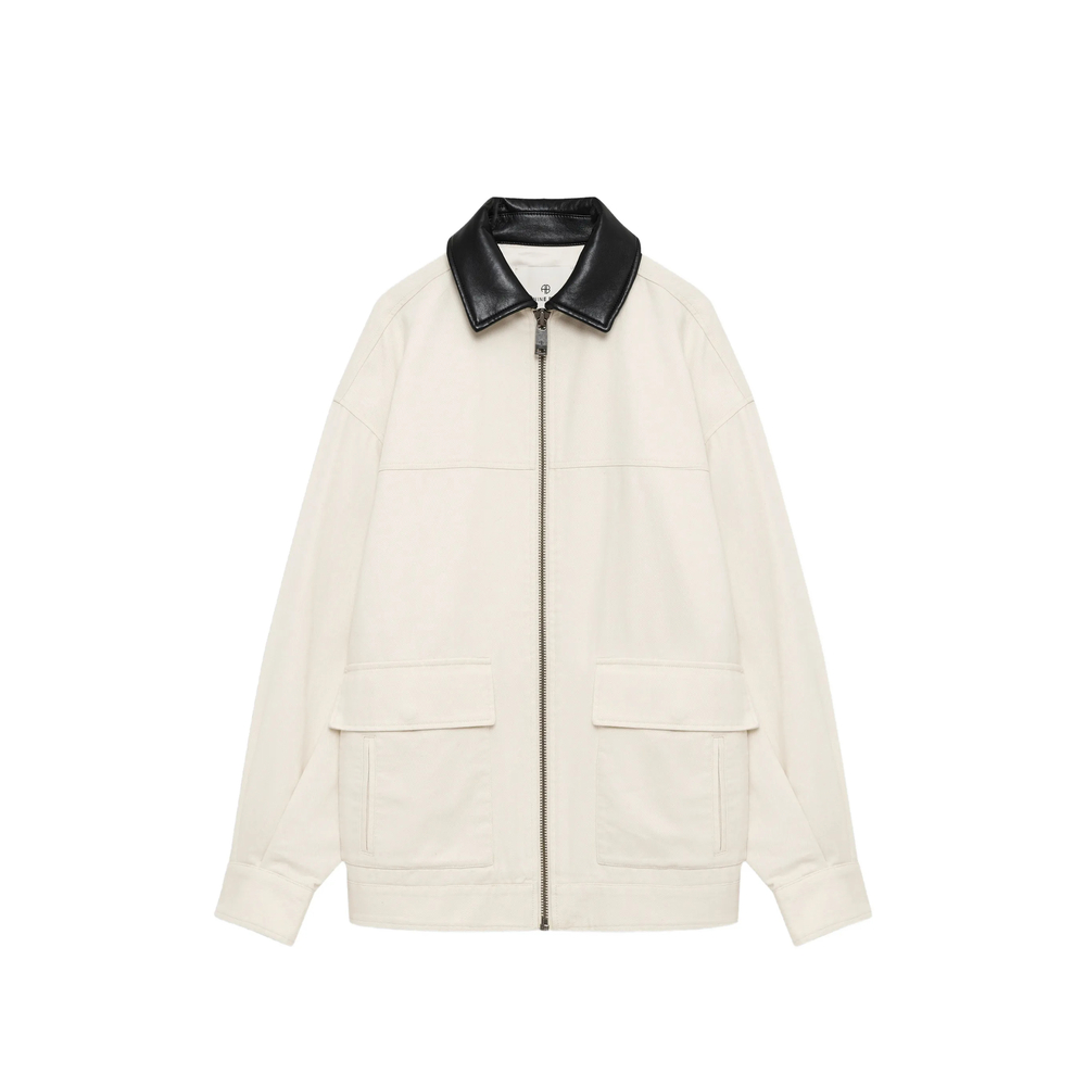 Anine Bing Holden Contrast-collar Jacket