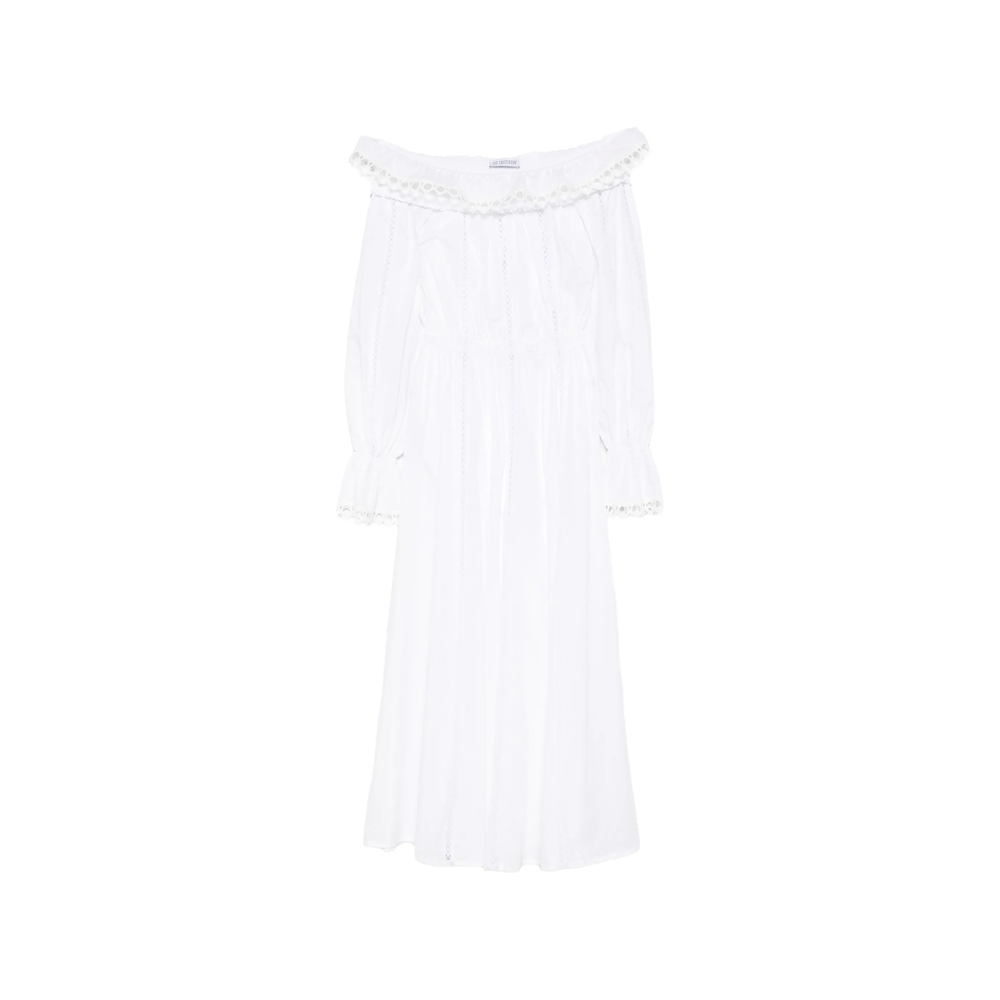 Les Filles D'eva Lace-trim Maxi Dress