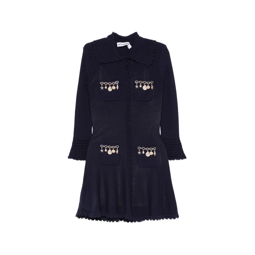 Self-portrait Charm-embellishment Mini Dress