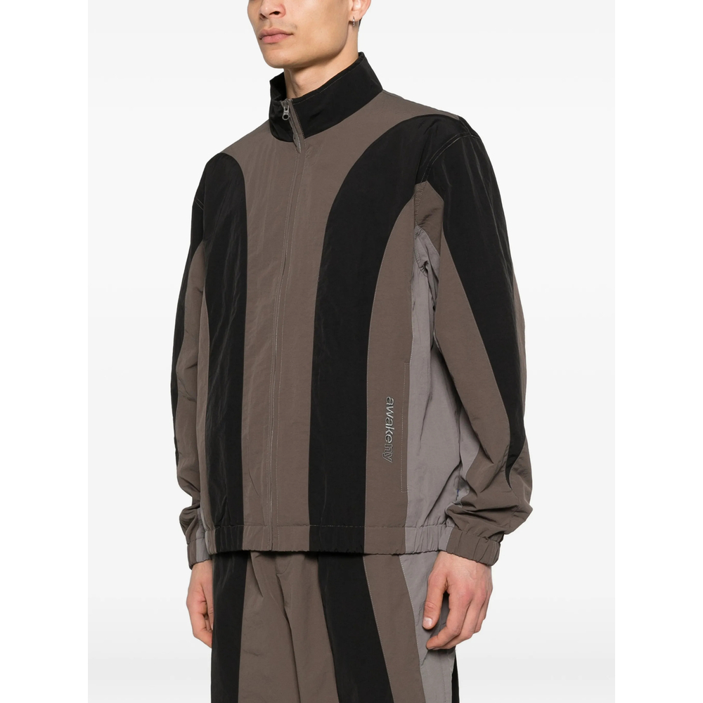 Colour-Block Zip-Up Jacket