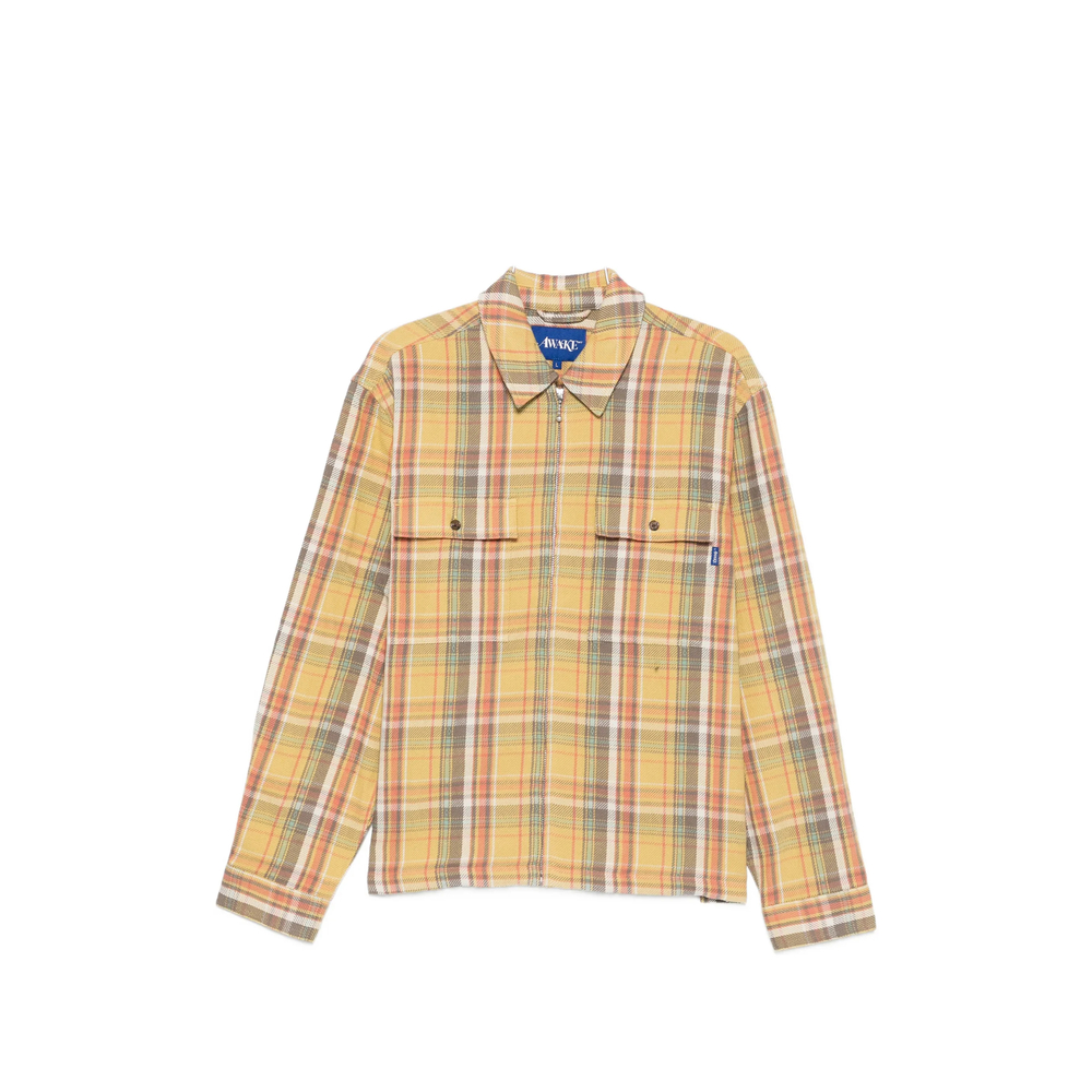 Awake Rivington Buttoned Checked Shirt In Multi