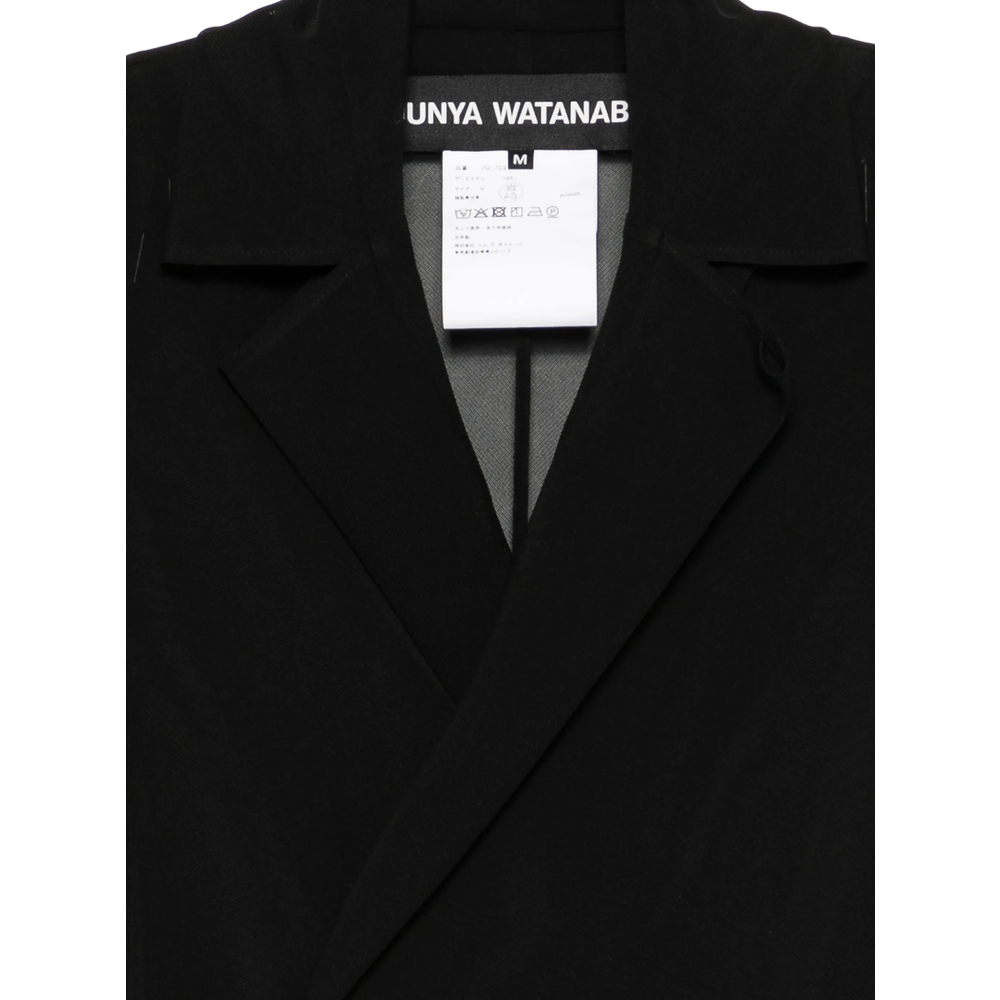 Sheer-Sleeves Wrap Jacket