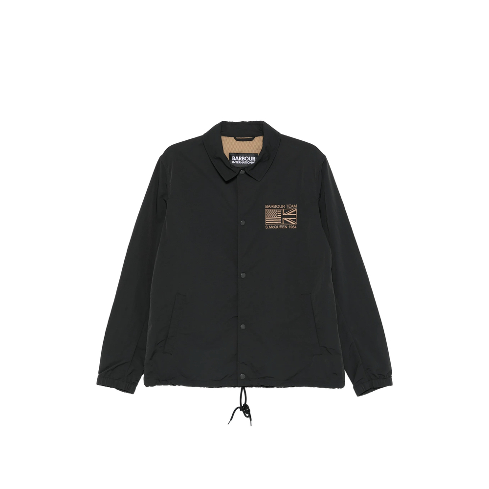 Barbour B. Intl Coach Logo-embroidered Shirt Jacket