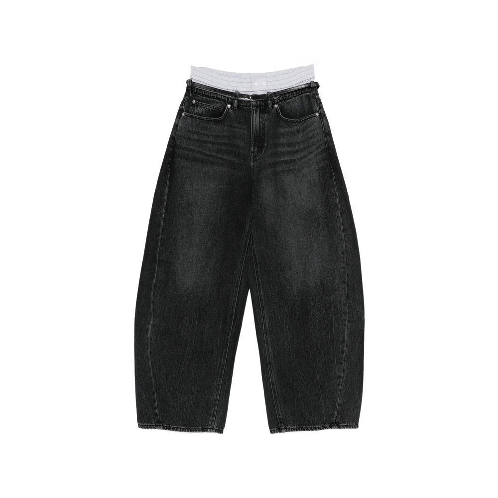 Alexander Wang Belt-loop Belted Jeans