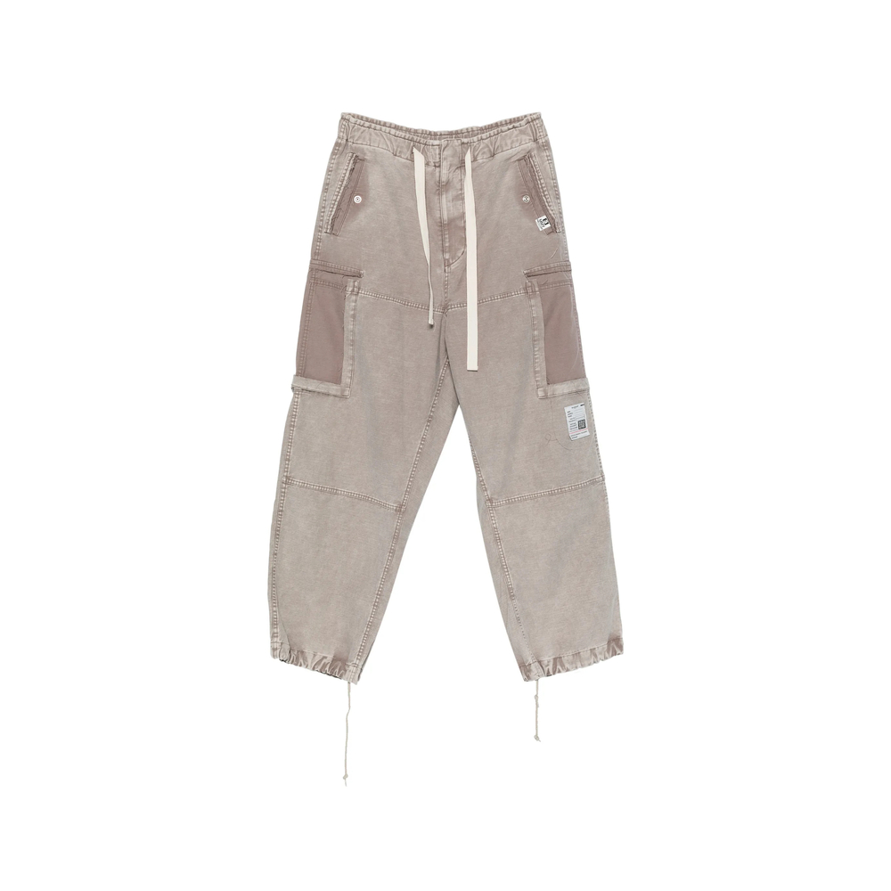 Maison Mihara Yasuhiro Drawstring-waist Panelled Cargo Pants