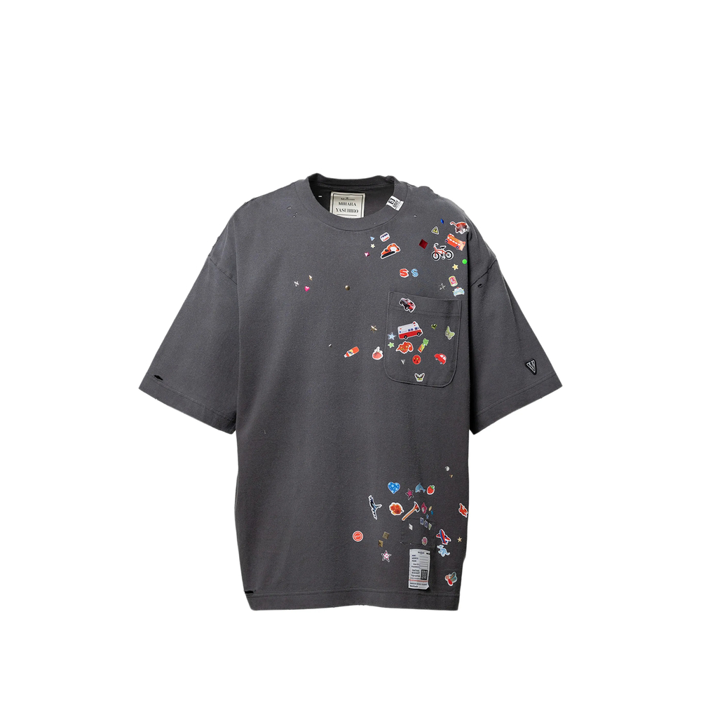 Maison Mihara Yasuhiro Sticker-print T-shirt