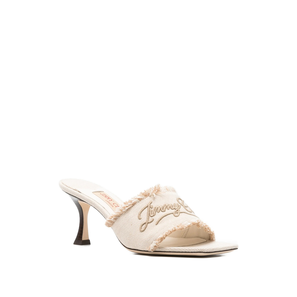 Fringed Embroidery Sandals