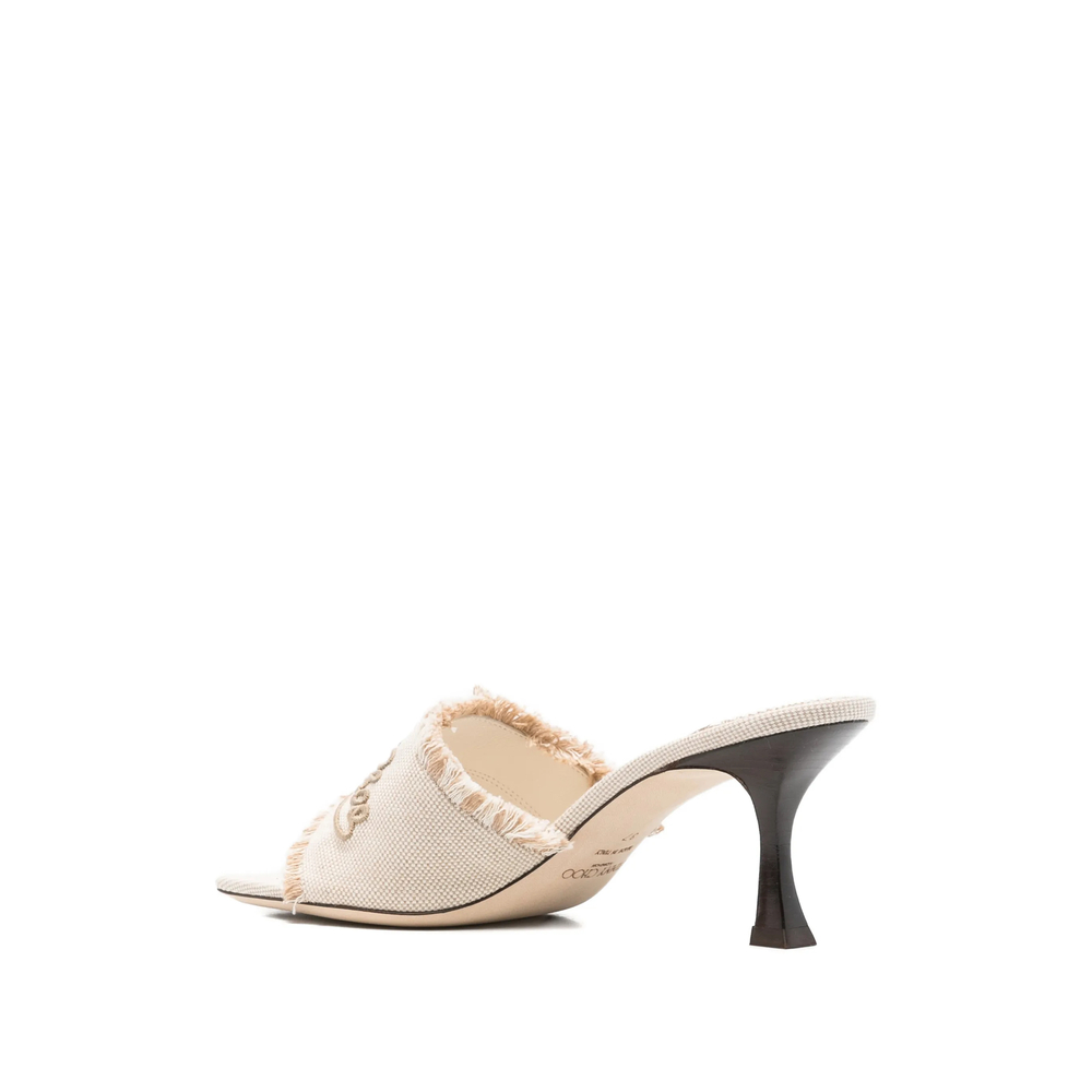 Fringed Embroidery Sandals