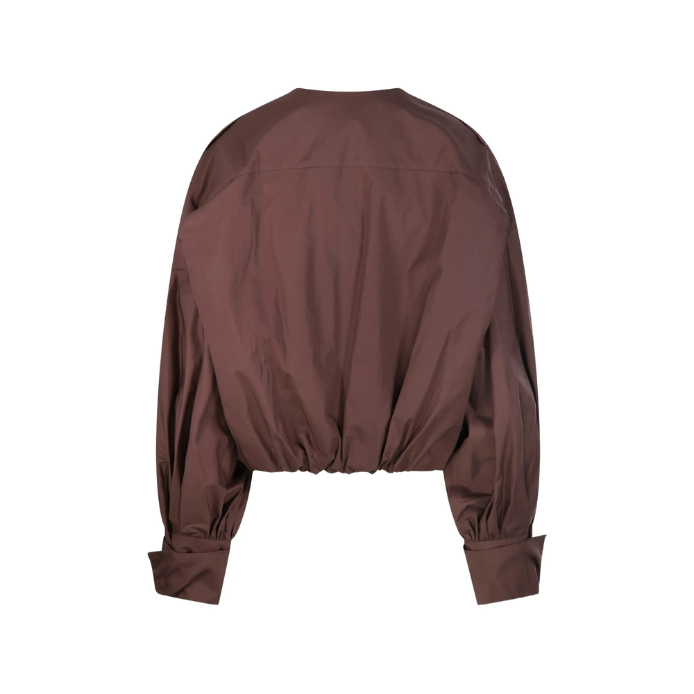 Balloon-Sleeve Shirt