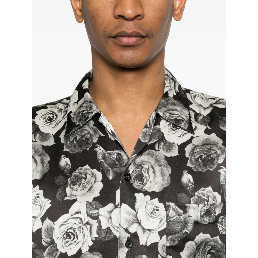 Rose-Print Shirt