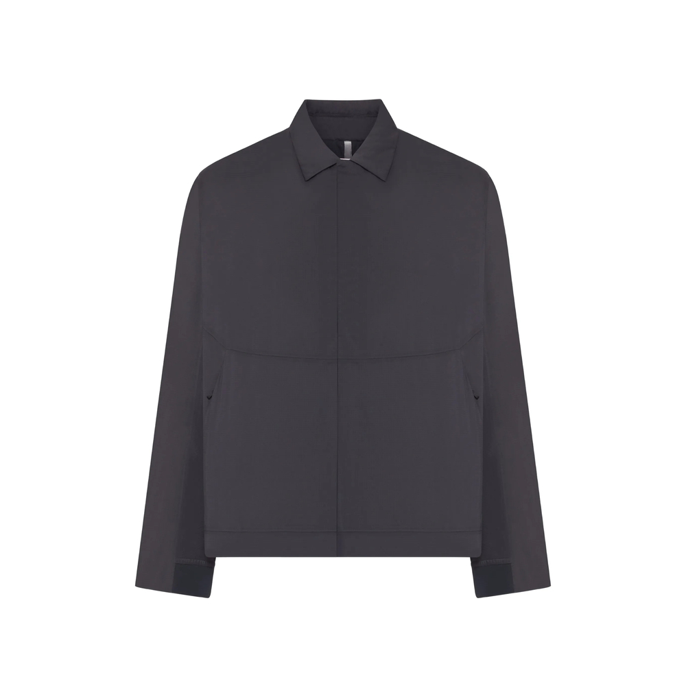 Veilance Zip-up Overshirt In Gray