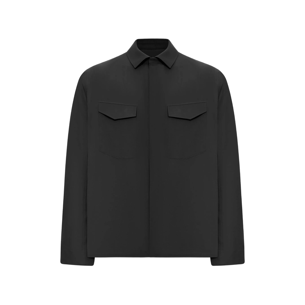 Veilance Flap-pocket Shirt In Black