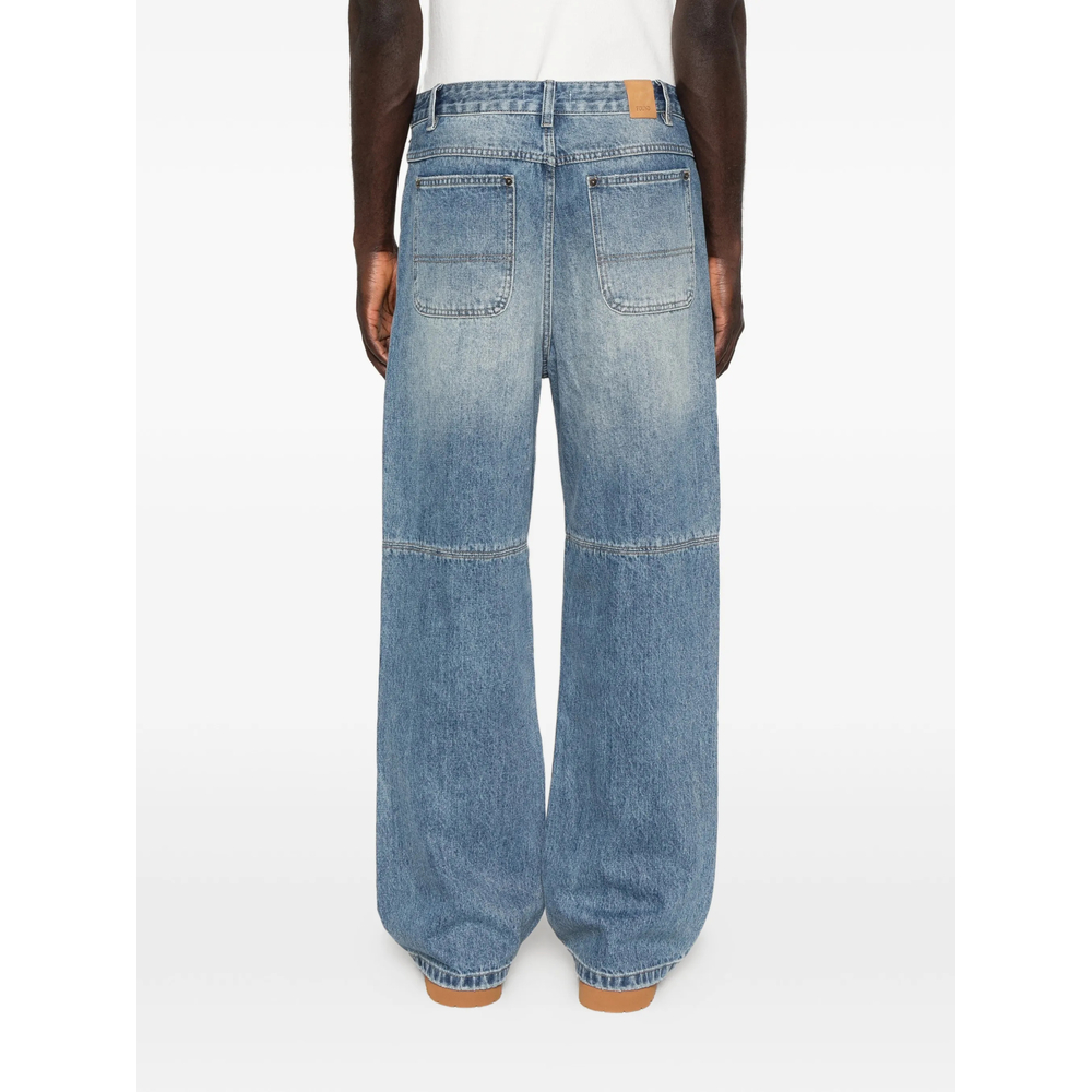 Distressed Patchwork Jeans