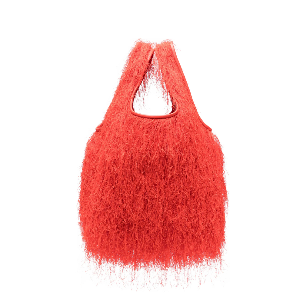 Dries Van Noten Mini Ruffled Tote Bag